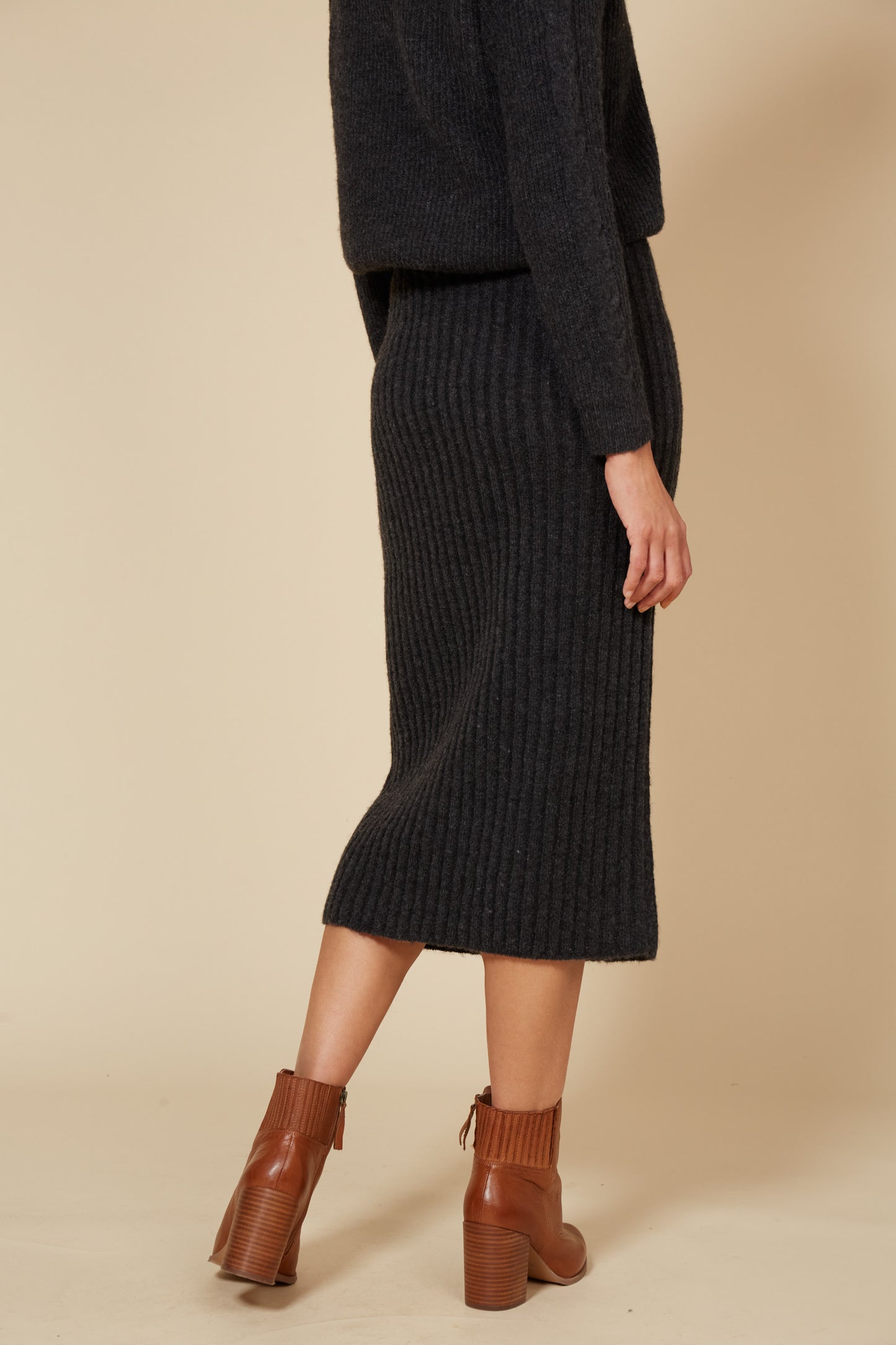 Kinsella Knit Skirt - Fossil