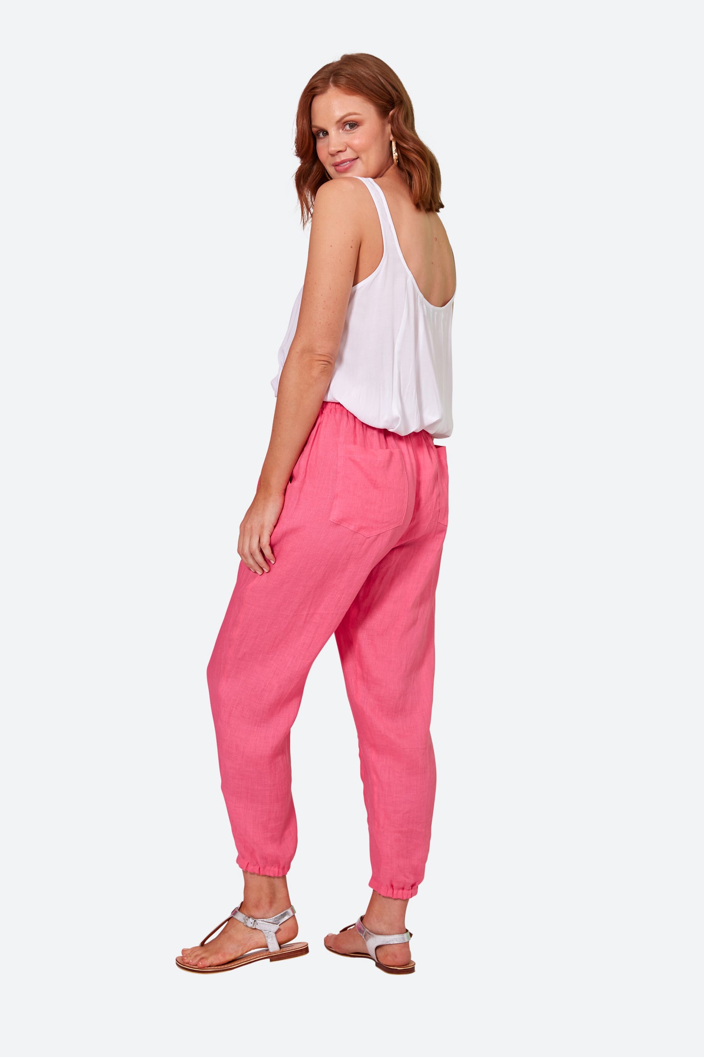 La Vie Pintuck Pant - Candy