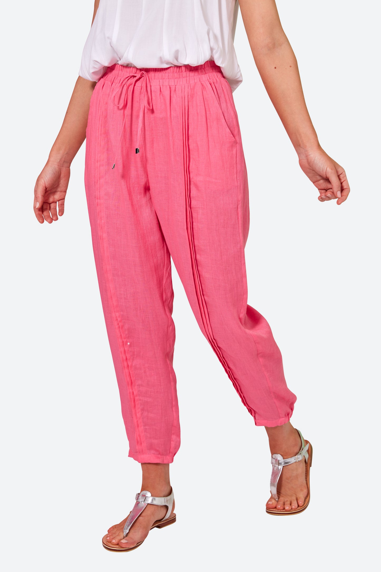 La Vie Pintuck Pant - Candy