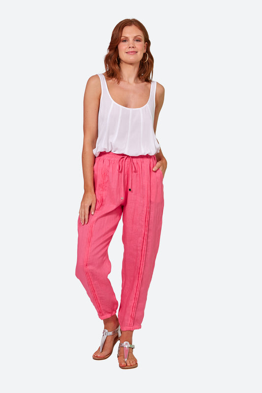 La Vie Pintuck Pant - Candy