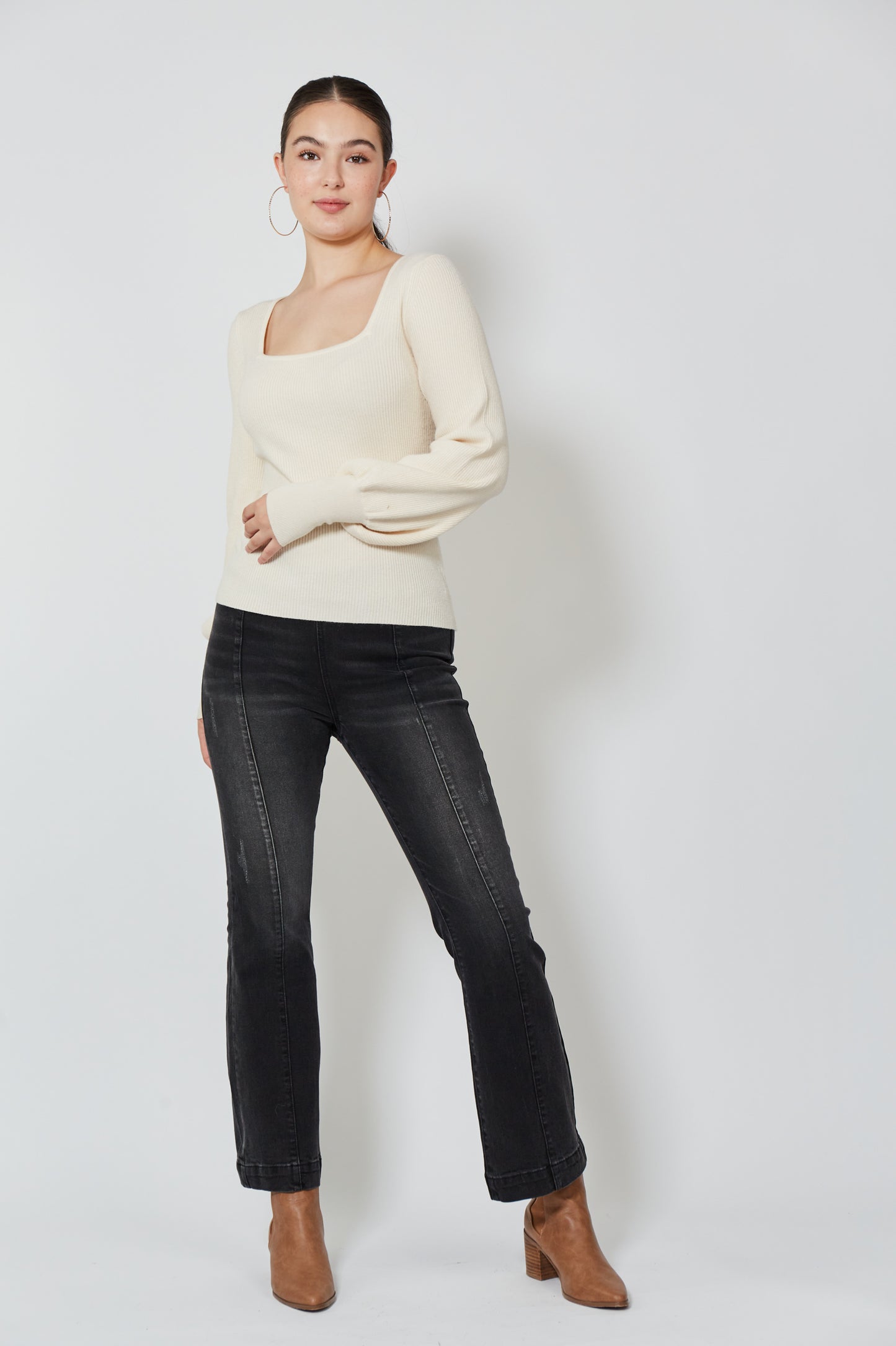 Twiggy Knit Top - Vanilla