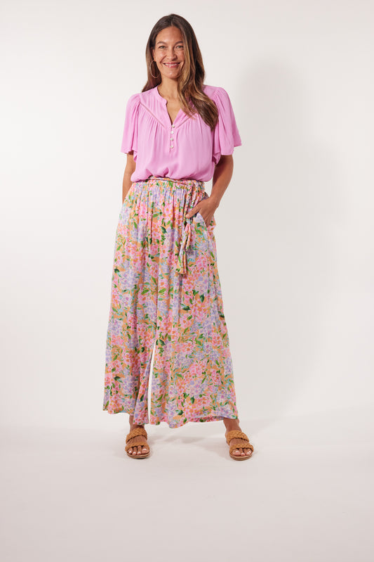 Botanical Pant - Sunset Hydrangea