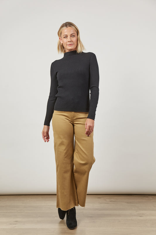 Skyline Knit Top - Onyx