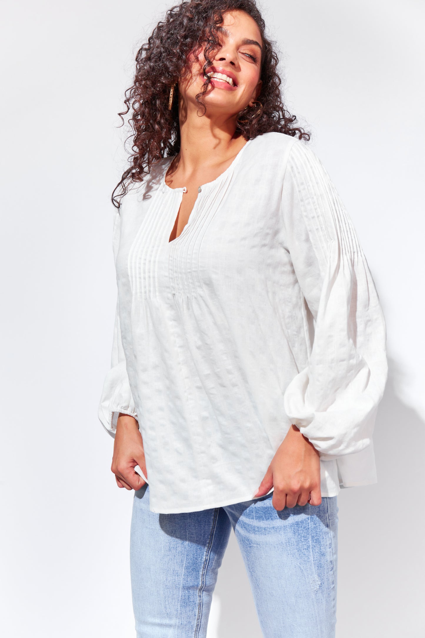Oslo Blouse - Snow