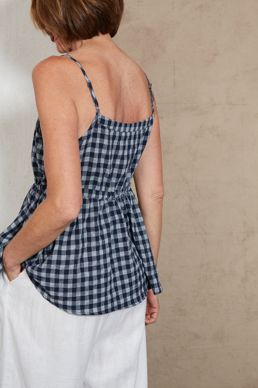 Mimosa Tank - Indigo