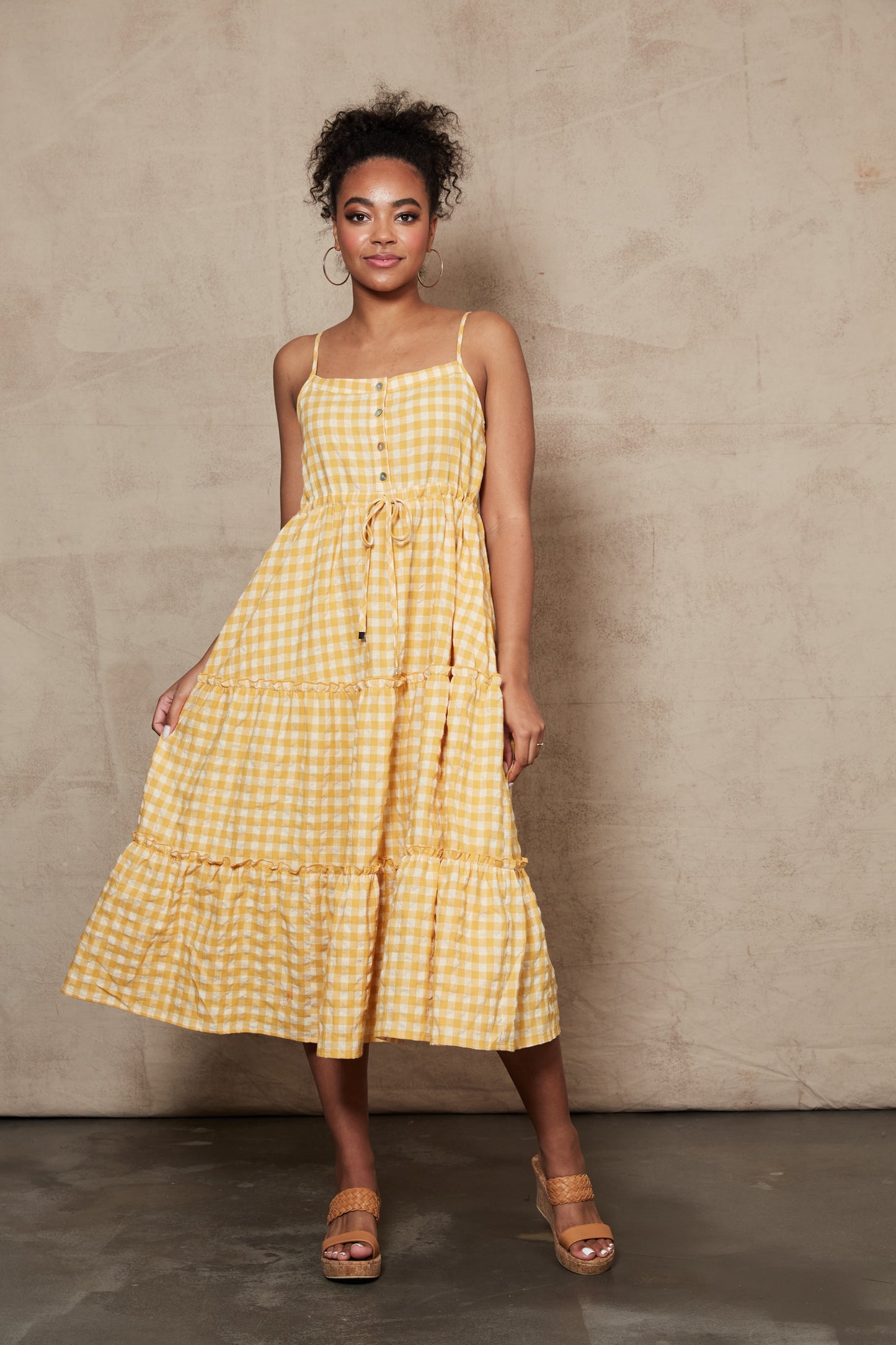 Mimosa Tank Dress - Honeycomb