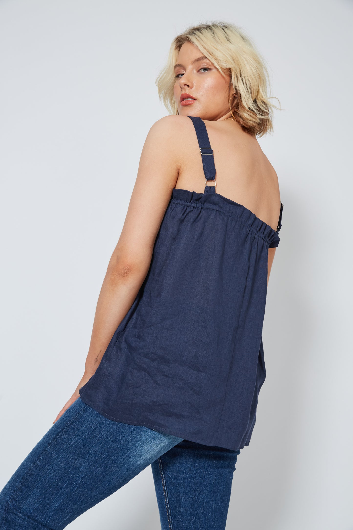 Antillia Tank - Indigo