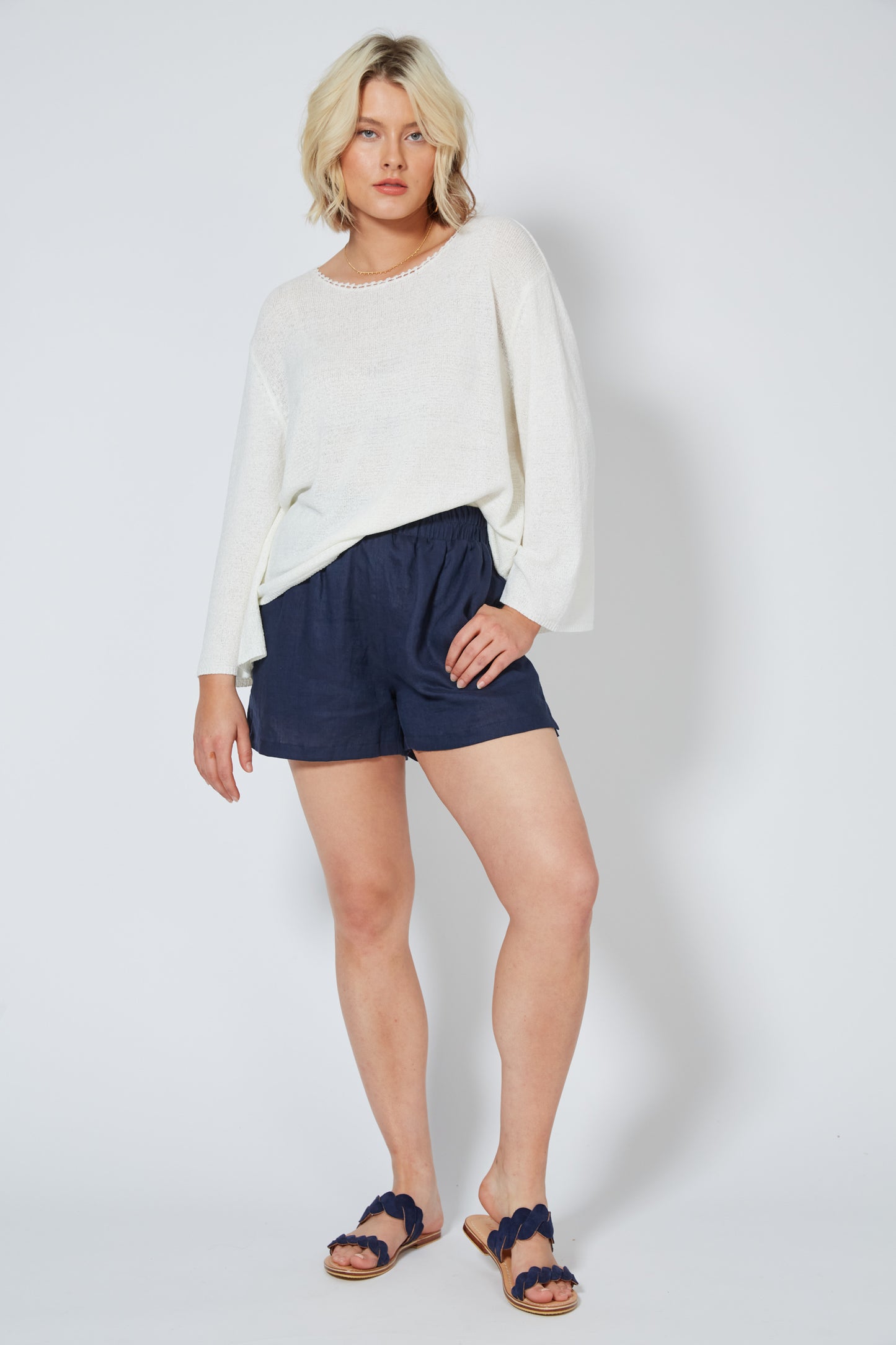Antillia Short - Indigo