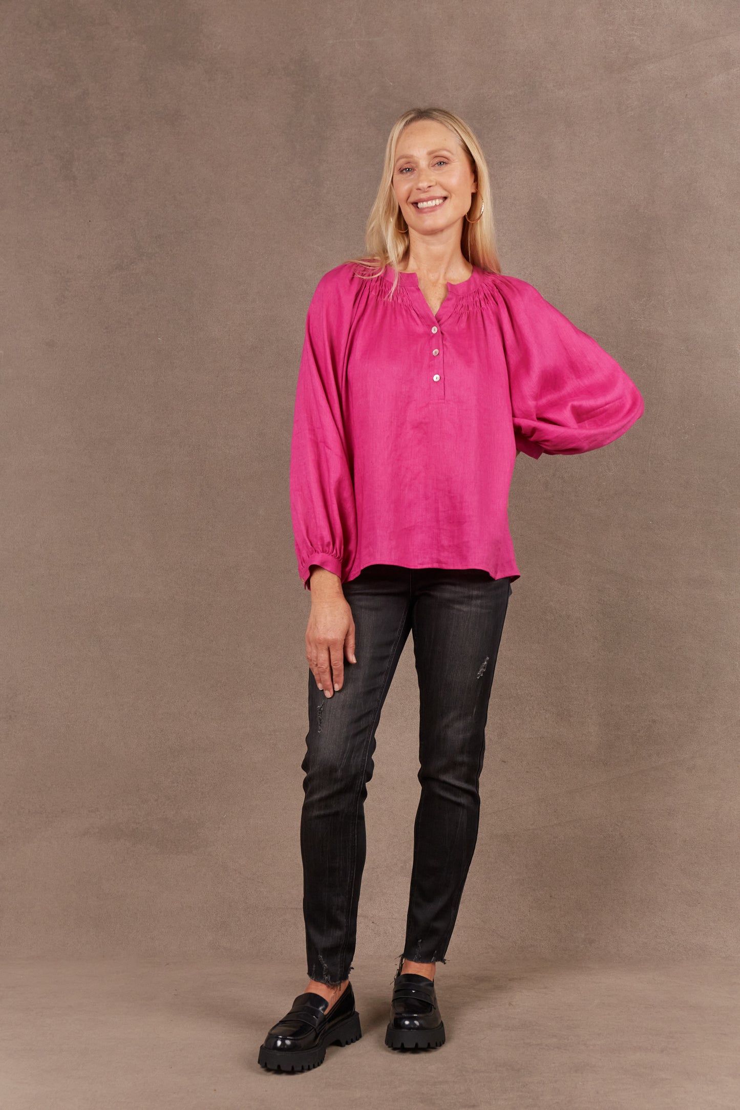 Nama Blouse - Magenta