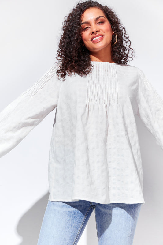 Oslo Blouse - Snow