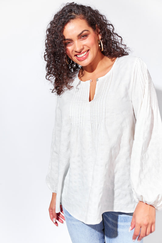 Oslo Blouse - Snow