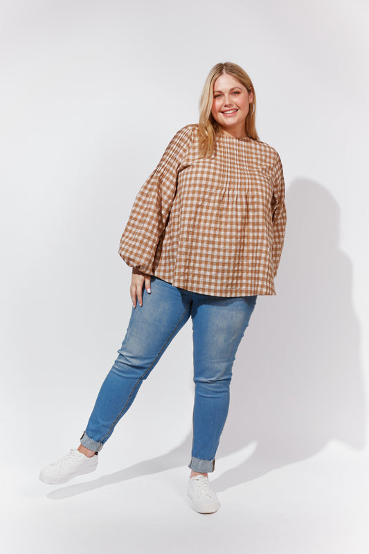 Oslo Blouse - Oak