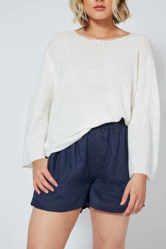 Antillia Short - Indigo